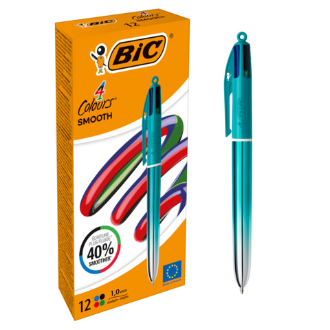Penna sfera a scatto multifunzione 4 Colours Smooth …