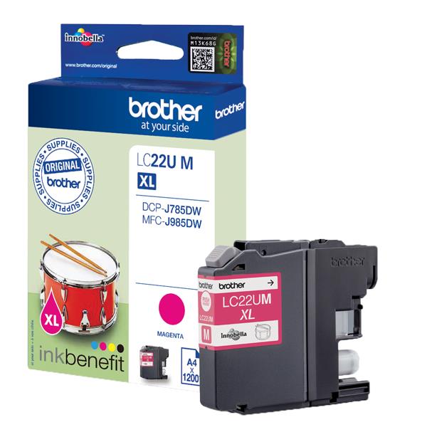 Brother - Cartuccia - Magenta - LC22UM - …