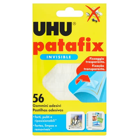 Supporti in gomma adesiva UHU Patafix - invisibile …