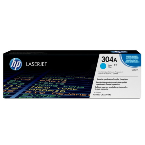 Hp - Toner originale - 304A - Ciano …