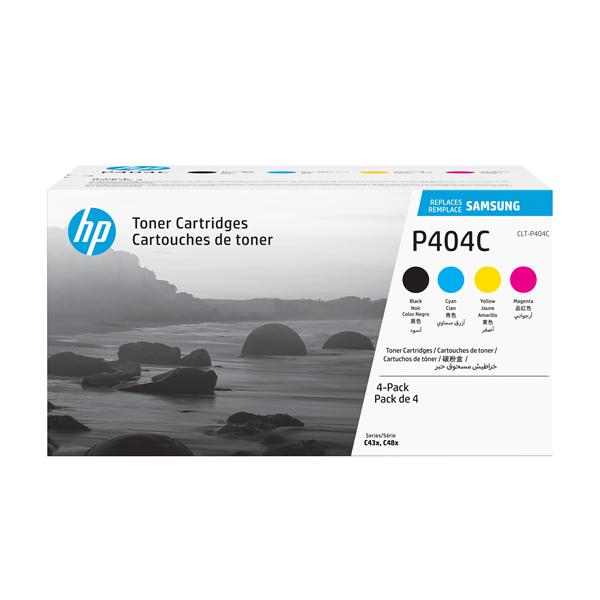 Hp/Sasmung - Conf. 4 Toner originale - C/M/Y/K …