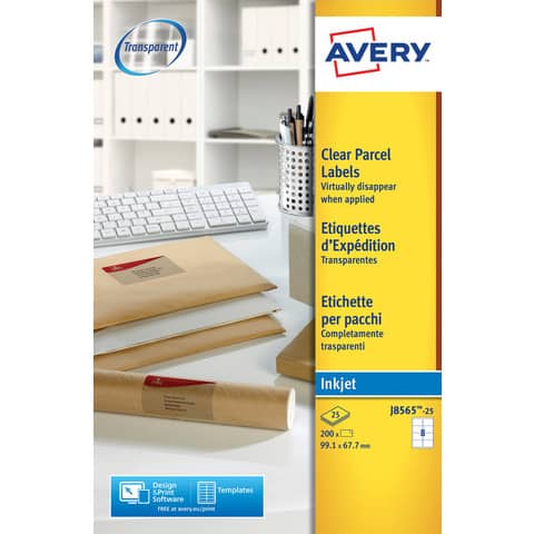 Etichette adesive J8565 - in poliestere - inkjet …