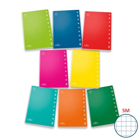 Maxiquaderno Monocromo - A4 - 5mm - 38 …