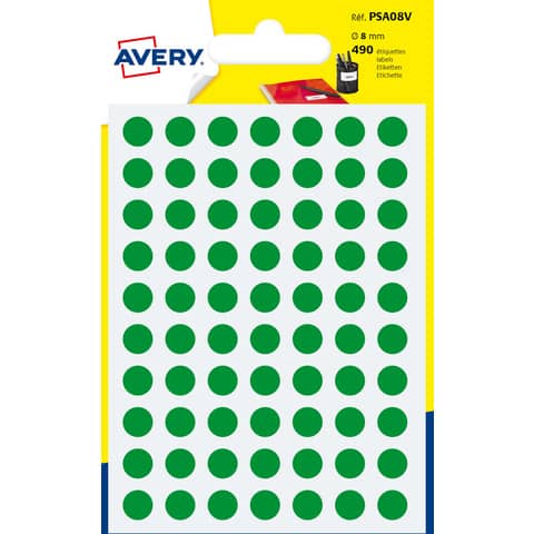 Etichette adesive tonde PSA - in carta - …