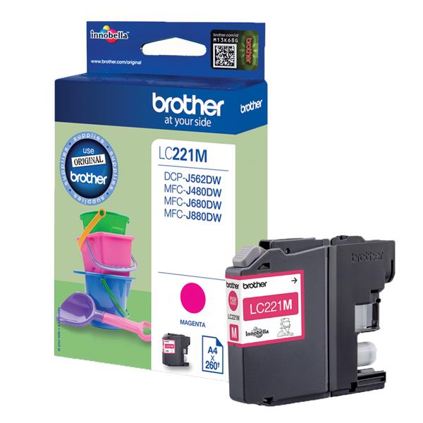 Brother - Cartuccia - Magenta - LC221M - …