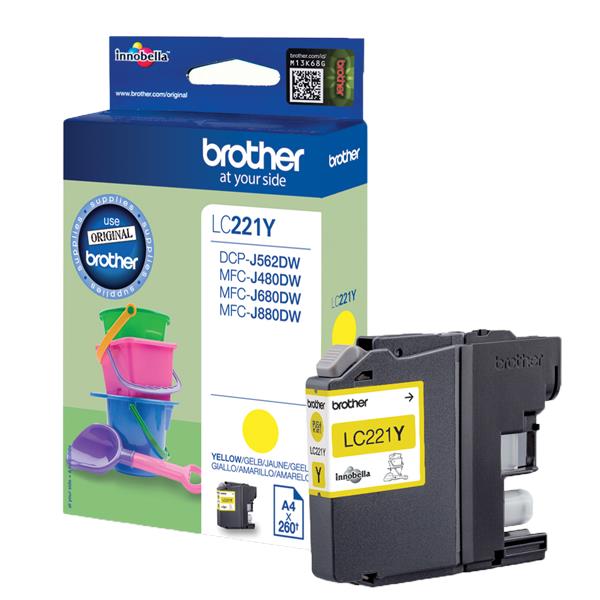Brother - Cartuccia - Giallo - LC221Y - …