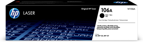Hp - Toner originale - 106A - nero - W1106A - 1.000 pag