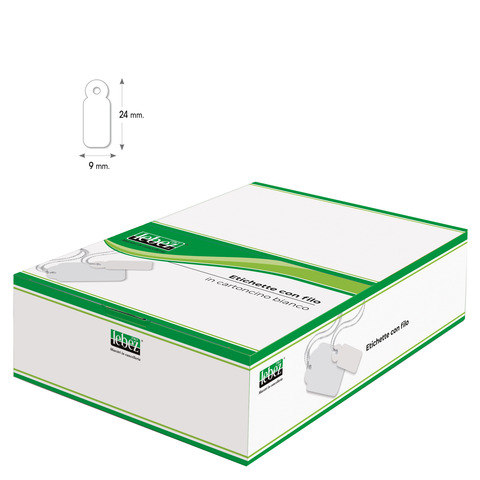 Etichette con filo A384 - 9 x 24 …