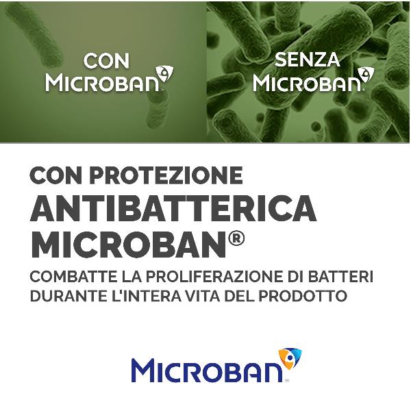 Mousepad con poggiapolsi in FoamFusion Microban PlusTouch - …