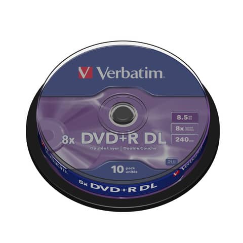 Verbatim - Scatola 10 DVD+R Dual Layer - …