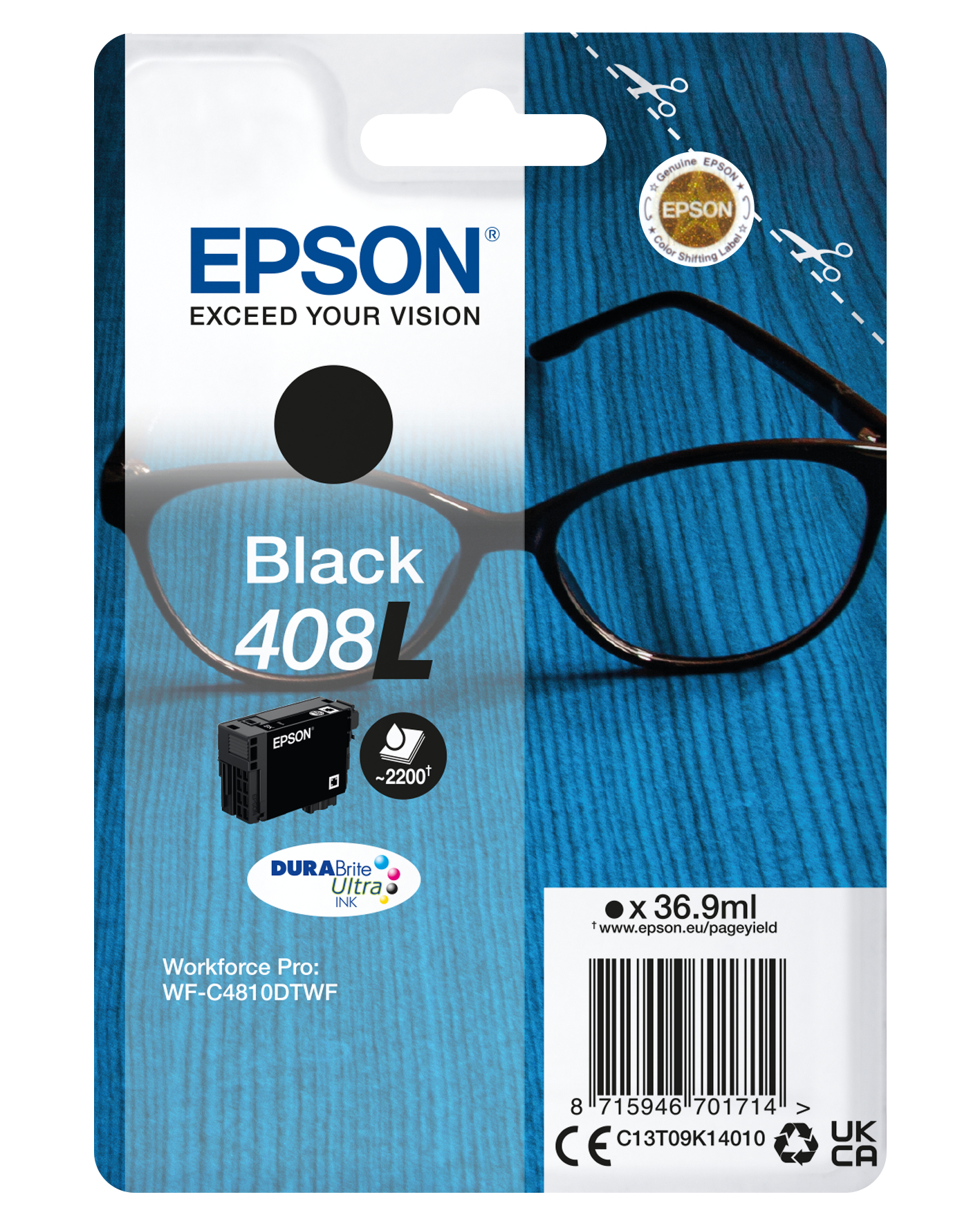 Epson - Cartuccia DuraBrite Ultra 408L - Nero …