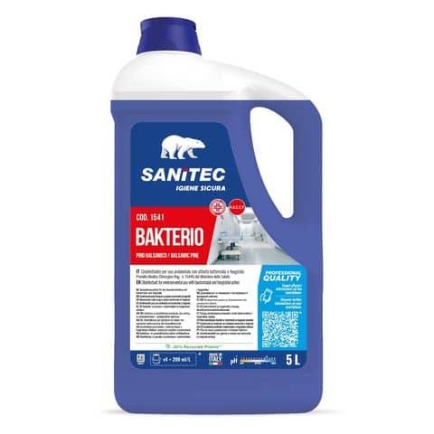 Detergente disinfettante Bakterio - 5 L - pino …