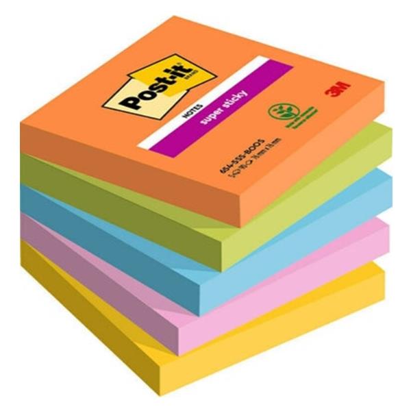Blocco Post-it Super Sticky - 654-5SS-BOOS - 76 …