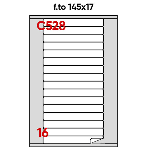 Etichette adesive C/528 - in carta - permanenti …