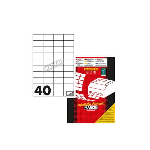 Etichette adesive C/513 - in carta - permanenti …