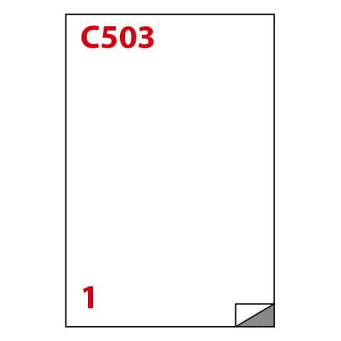 Etichette adesive C/503 - in carta - permanenti …