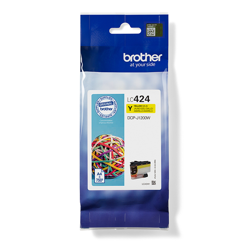 Brother - Cartuccia - Giallo - LC424Y - …