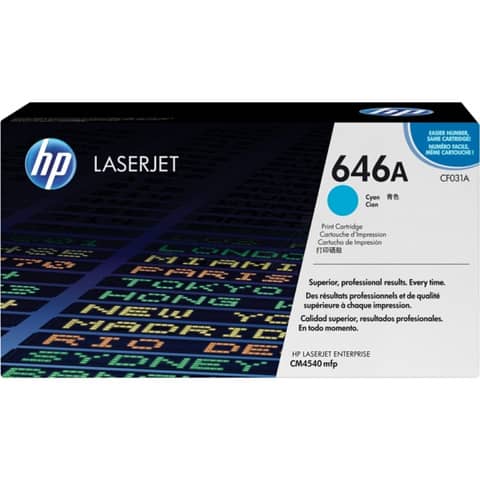 Hp - Toner originale - 646A - Ciano …