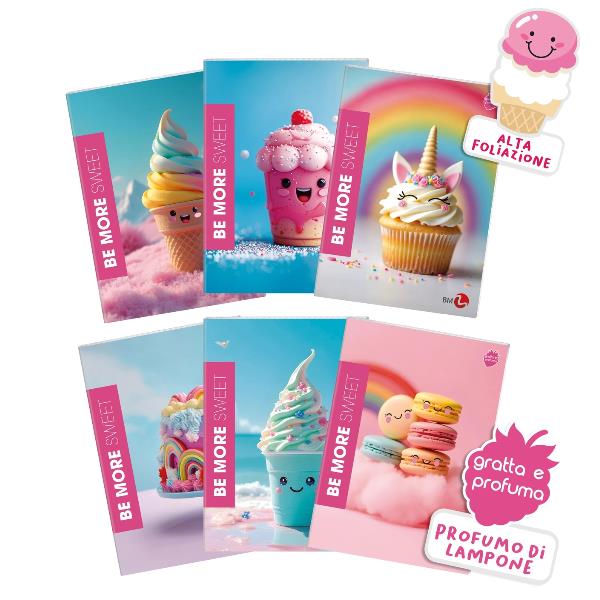 Maxiquaderno Be More Sweet - A4 - rigo …