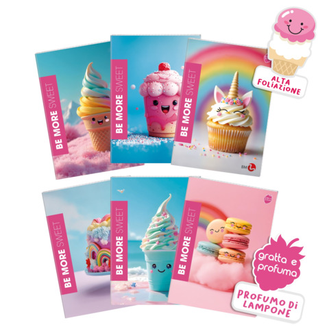 Maxiquaderno Be More Sweet - A4 - 1 …