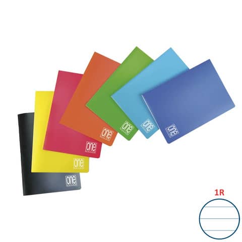 Maxiquaderno One Color - A4 - 1 rigo …