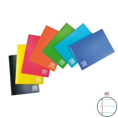 Maxiquaderno One Color - A4 - 1 rigo …
