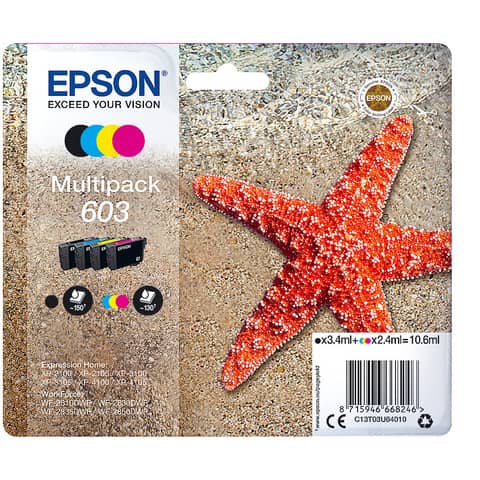 Epson 603 Multipack - Confezione da 4 - …