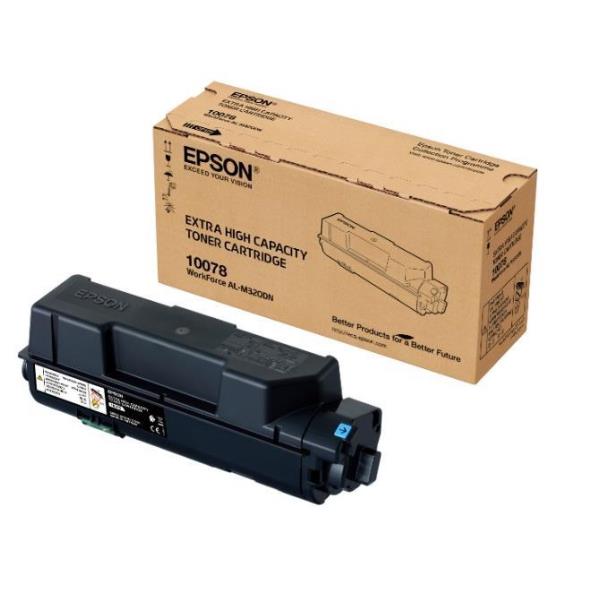 Epson S110078 - capacity extra-elevata - nero - originale - cartuccia toner - per WorkForce AL-M320DN, AL-M320DTN