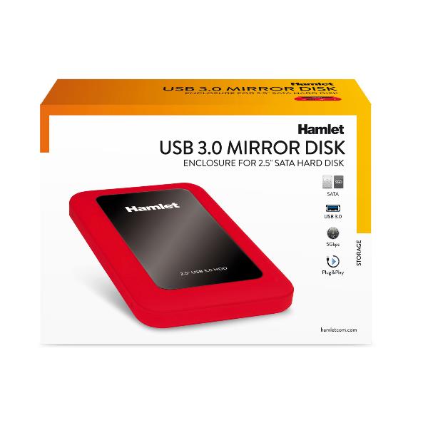 Hamlet HXD25U3MRD - Box esterno con Indicatore dati, …