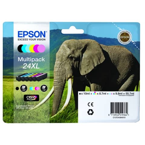Epson 24XL Multipack - Confezione da 6 - …