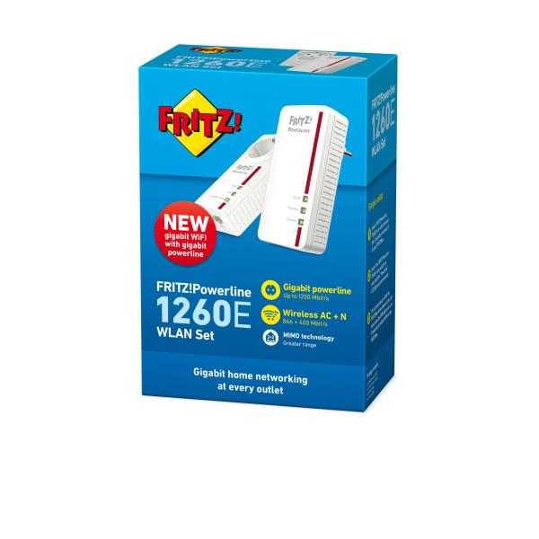 AVM FRITZ!Powerline 1260E - WLAN Set - kit …