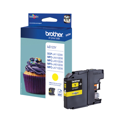 Brother LC123Y - Alta resa - giallo - …
