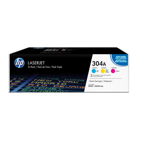 HP 304A - Confezione da 3 - giallo, …