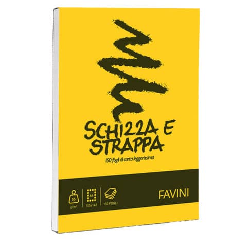 FAVINI Schizza e Strappa - Blocco - A6 …