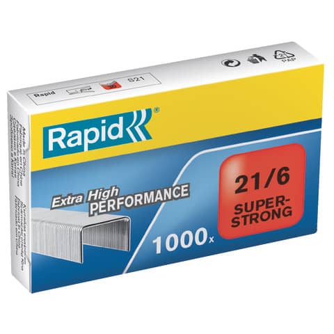 Rapid Super Strong - Punti metallici - 21/6 …