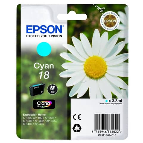 Epson 18 - 3.3 ml - ciano - …