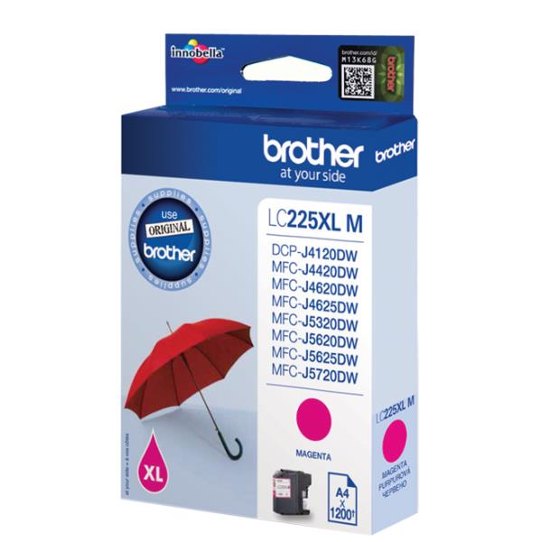 Brother LC225XLM - Magenta - originale - cartuccia …