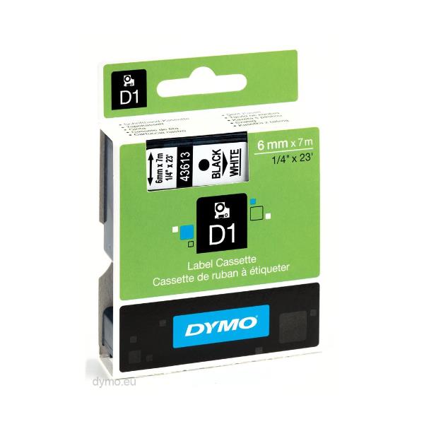 DYMO D1 - Poliestere - autoadesivo - nero …