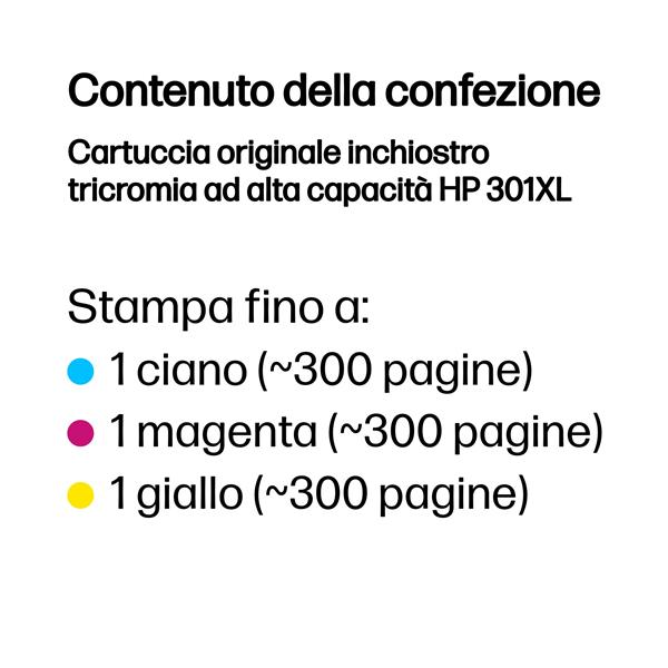 HP 301XL - 6 ml - Alta resa …