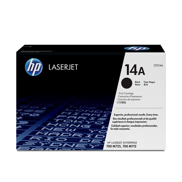 HP 14A - Nero - originale - LaserJet - cartuccia toner (CF214A) - per LaserJet Enterprise 700, MFP M725dn, MFP M725f, MFP M725z, MFP M725z+