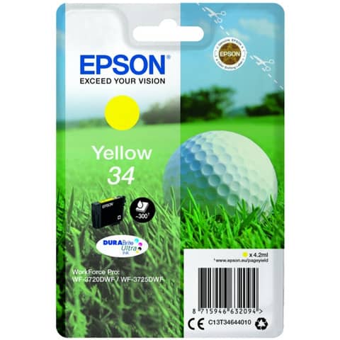Epson 34 - 4.2 ml - giallo - …