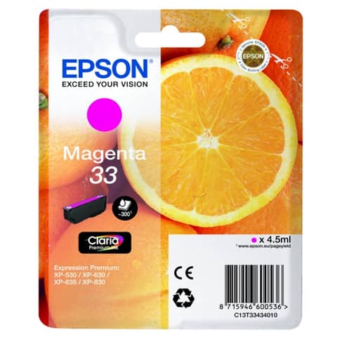 Epson 33 - 4.5 ml - magenta - …