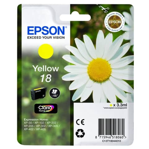 Epson 18 - 3.3 ml - giallo - …