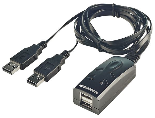 Lindy 2 Port USB KM Switch - Commutatore …