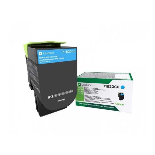 Lexmark X317 - Ciano - originale - cartuccia …
