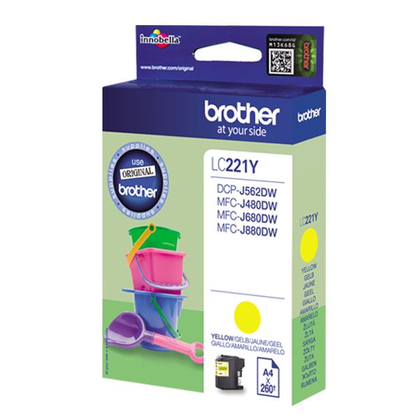 Brother LC221Y - Giallo - originale - cartuccia …