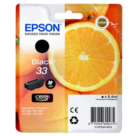 Epson 33 - 6.4 ml - nero - …