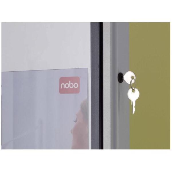 Nobo - Bacheca chiusa - montabile a parete …