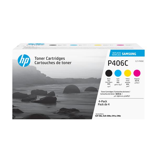 Samsung CLT-P406C - Confezione da 4 - nero, …