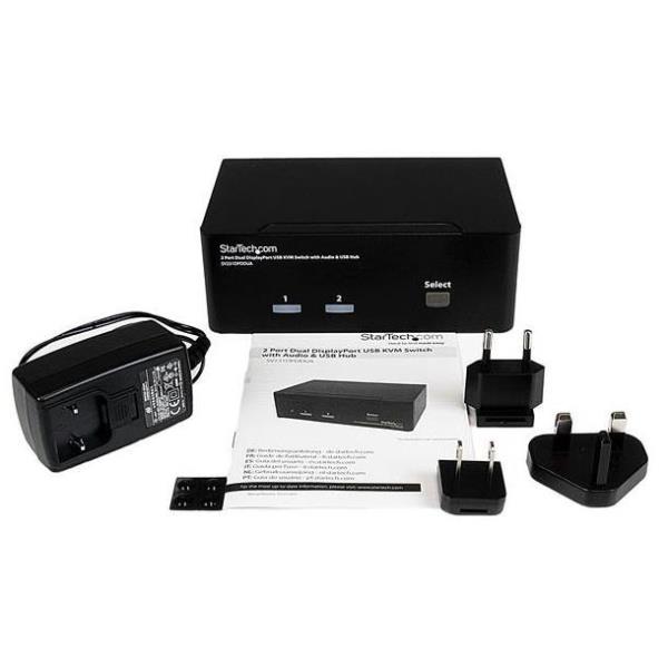 StarTech.com Switch KVM USB doppio DisplayPort 2 porte …